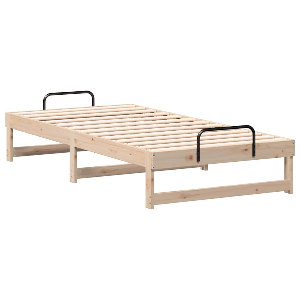 Sengestamme Brun 75 x 190 cm Massiv furu