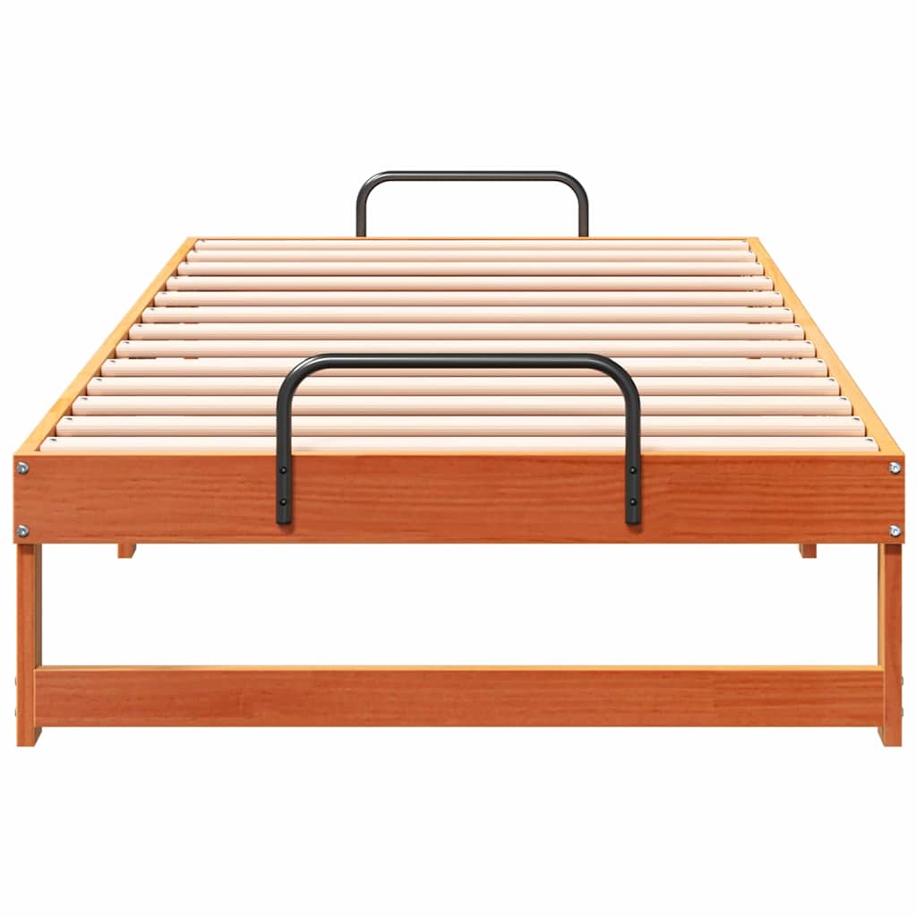 Sengestamme Brun 75 x 190 cm Massiv furu