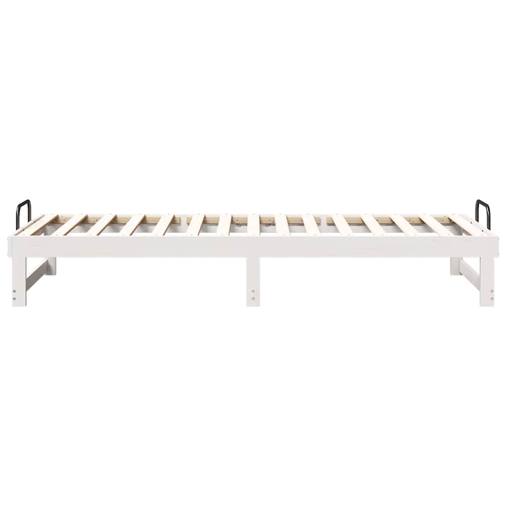 Sengestamme Hvit 90 x 210 cm Massiv furu