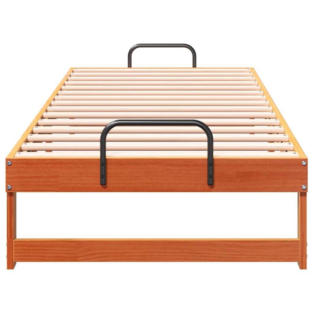 Sengestamme Brun 90 x 210 cm Massiv furu