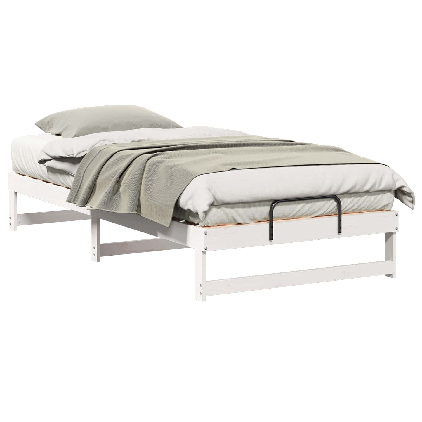 Sengestamme Hvit 100 x 210 cm Massiv furu