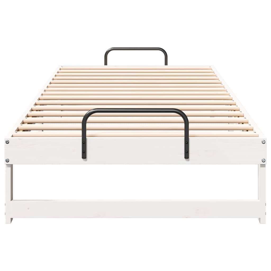 Sengestamme Hvit 80 x 220 cm Massiv furu