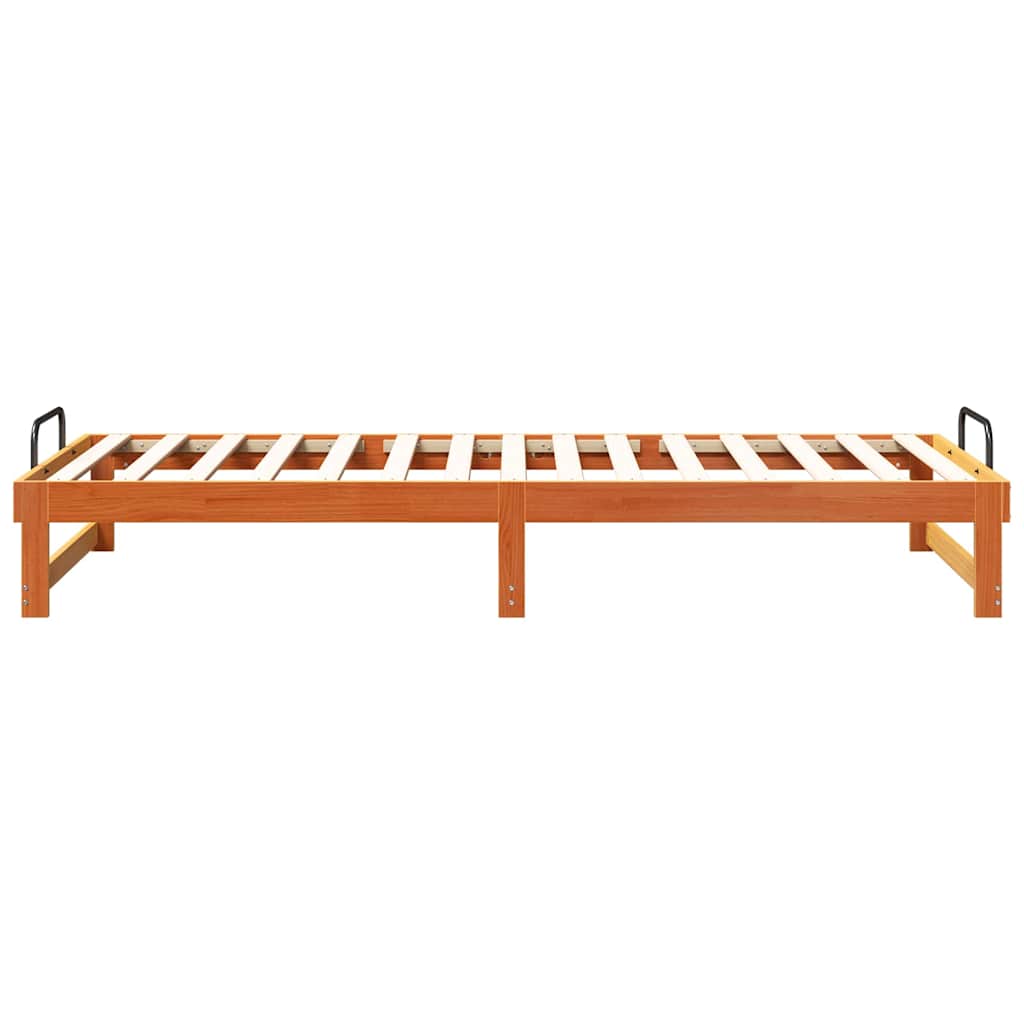 Sengestamme Brun 90 x 220 cm Massiv furu