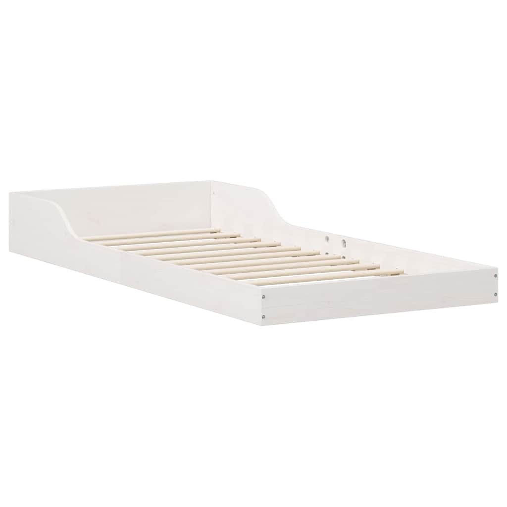 Sengestamme Hvit 90 x 210 cm Massiv furu
