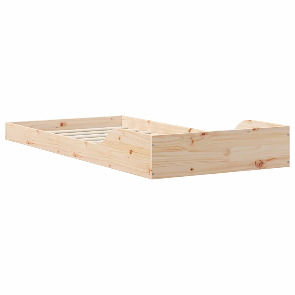 Sengestamme Naturlig 80 x 220 cm Massiv furu