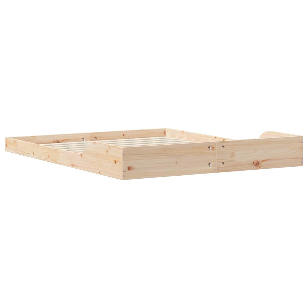 Sengestamme Brun 160 x 220 cm Massiv furu