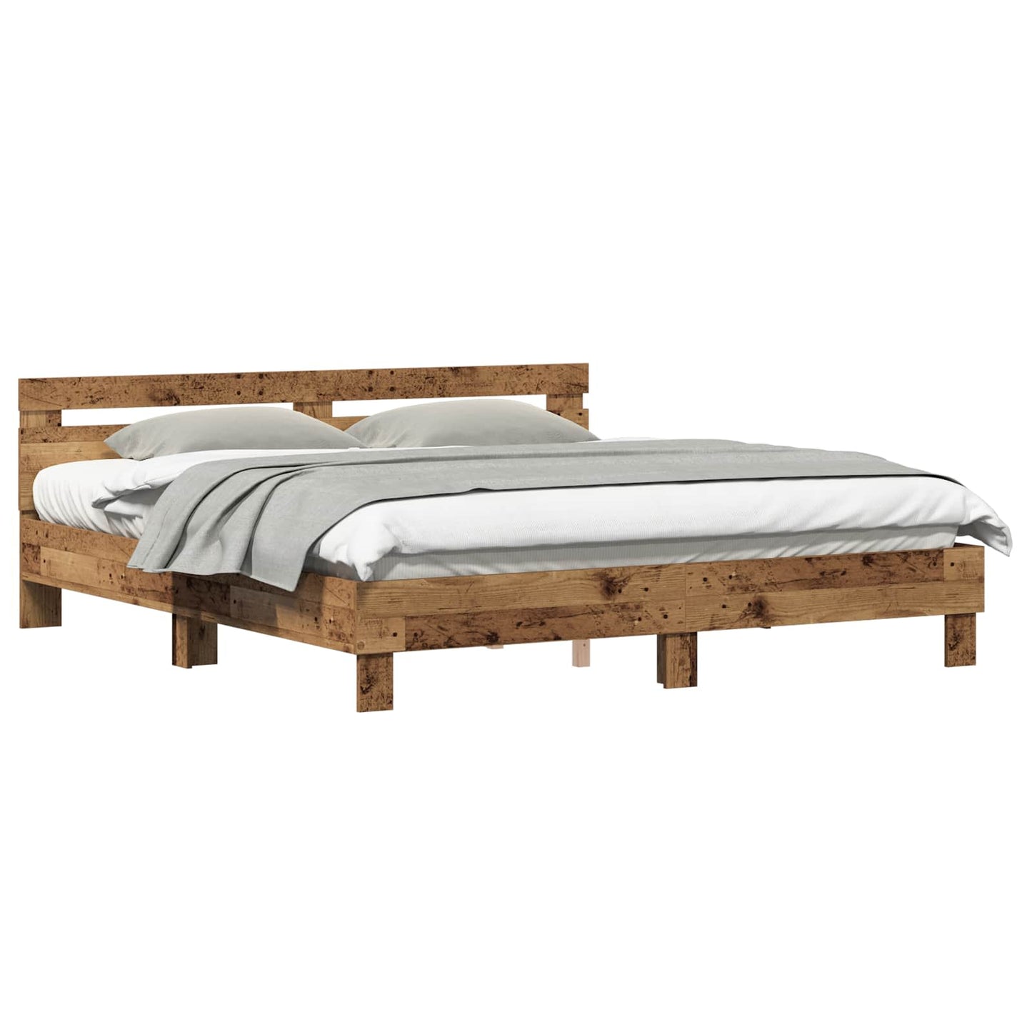 Sengestamme Gammelt tre 203 x 185 x 70 cm Konstruert tre