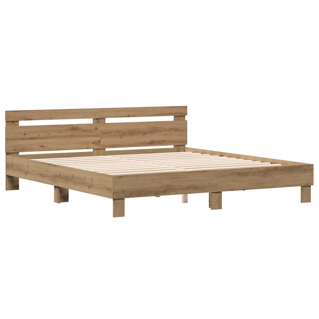 Sengestamme Artisan Eik 203 x 185 x 70 cm Konstruert tre