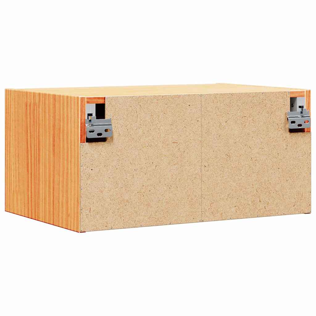 Nattbord med skuff Vokset Brun 50 x 32,5 x 24 cm Heltre furu