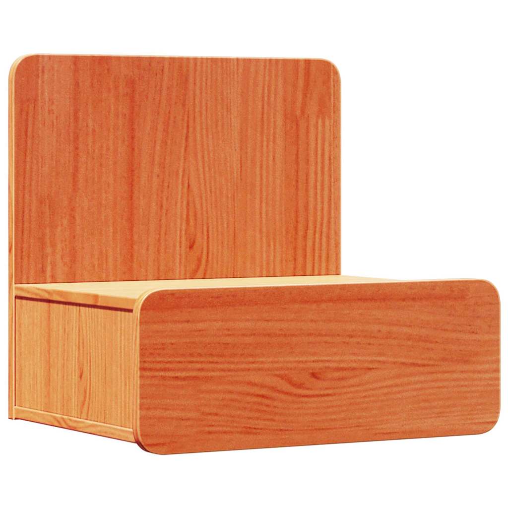 Nattbord 2 pcs Vokset Brun 44 x 32,5 x 40 cm Heltre furu