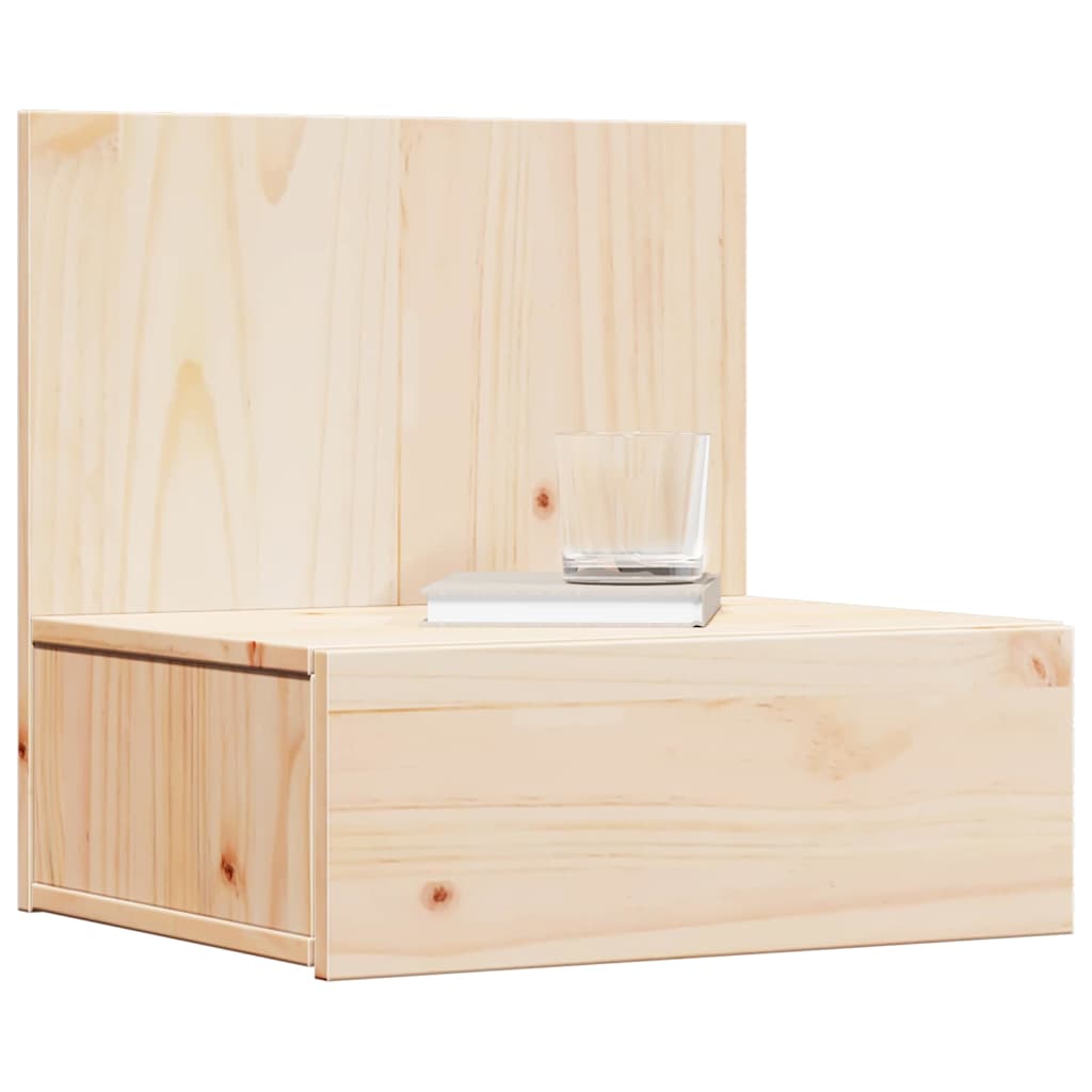 Nattbord med skuff Brun 42 x 32,5 x 40 cm Heltre furu
