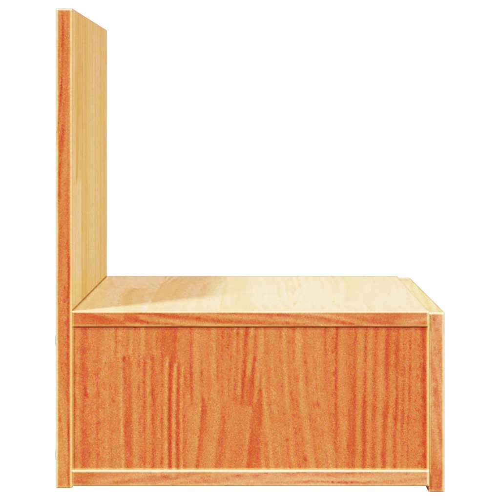 Nattbord med skuff Vokset Brun 42 x 32,5 x 40 cm Heltre furu