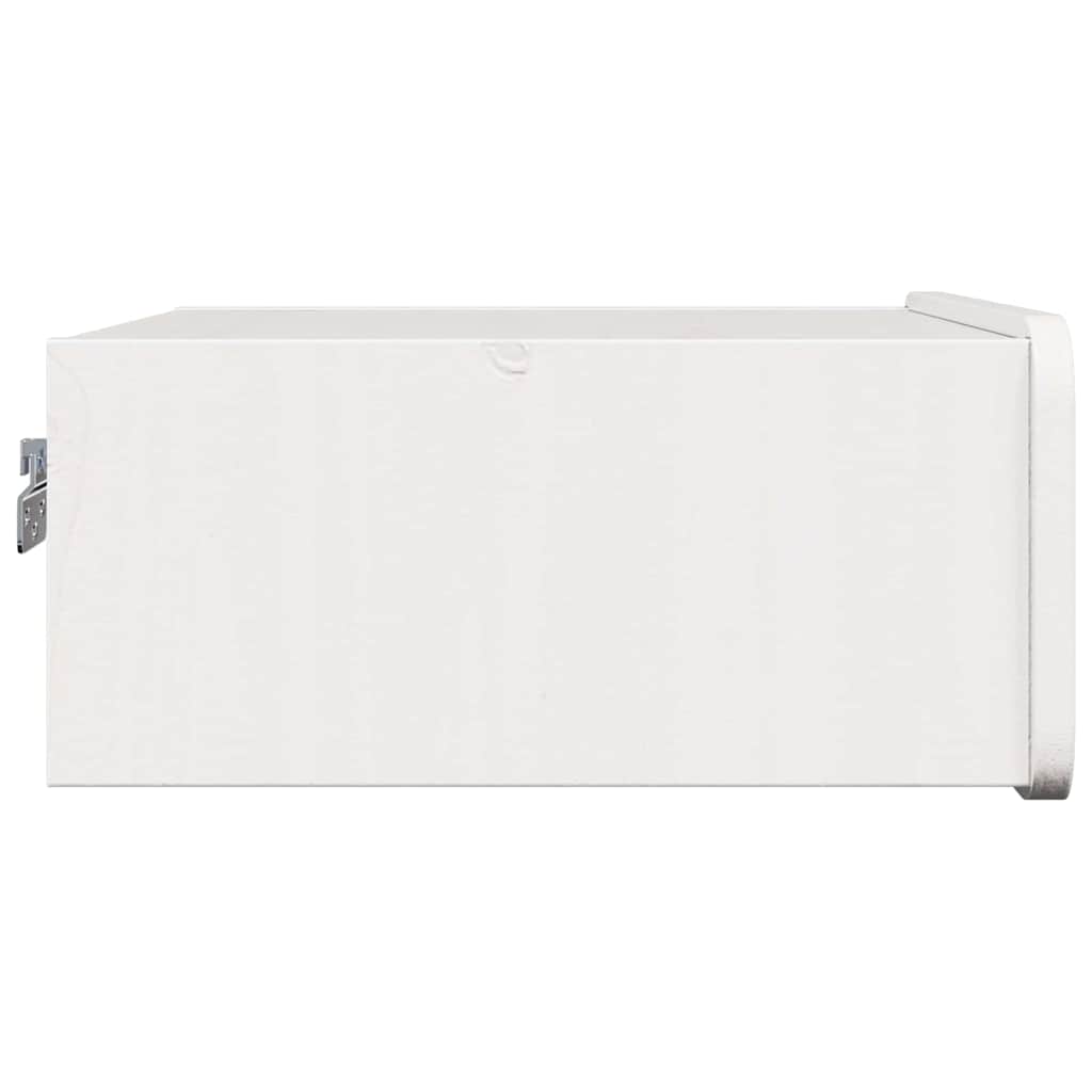 Nattbord med skuff Hvit 39 x 34 x 16,5 cm Heltre furu