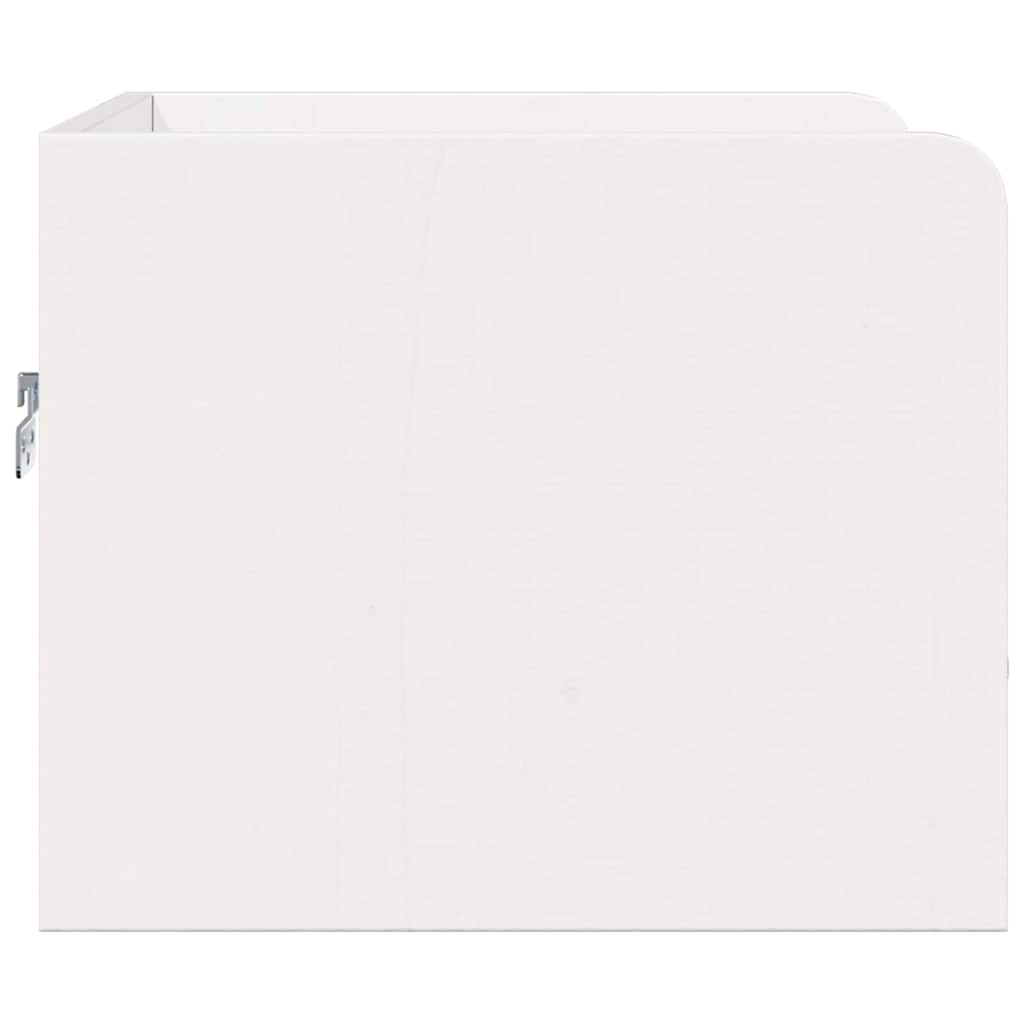 Nattbord med skuff 2 pcs Hvit 38 x 36 x 29,5 cm Heltre furu