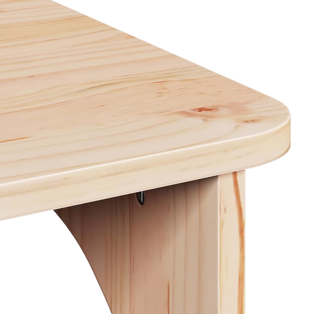 Kaffebord Naturlig 80 x 50 x 31 cm Heltre furu