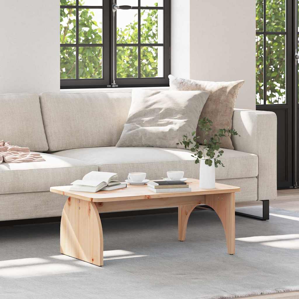 Kaffebord Naturlig 80 x 50 x 31 cm Heltre furu