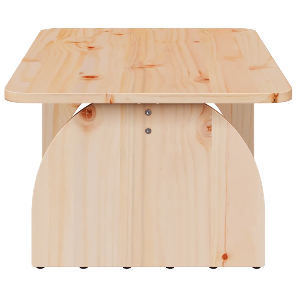 Kaffebord Naturlig 80 x 50 x 31 cm Heltre furu