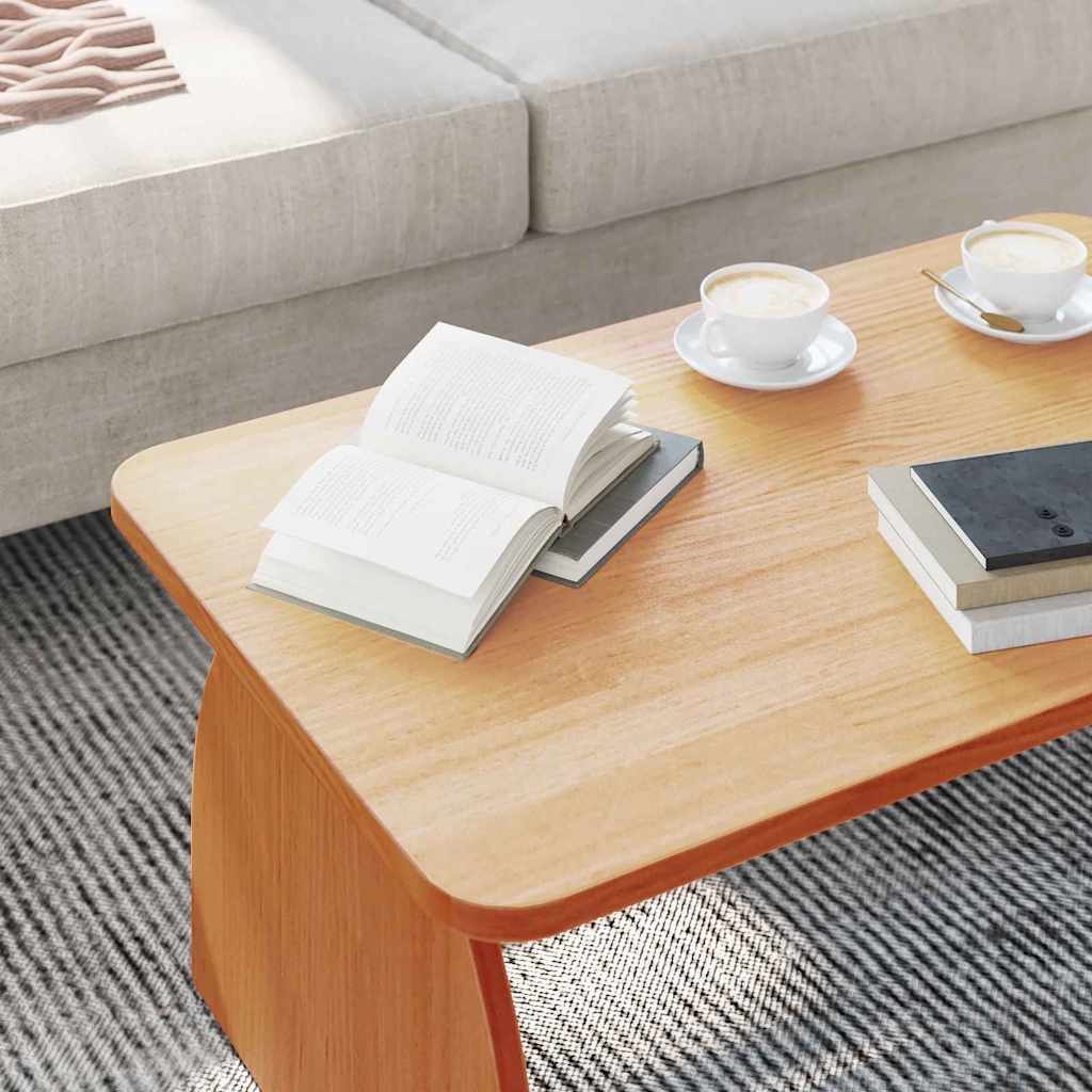 Kaffebord Vokset Brun 80 x 50 x 31 cm Heltre furu