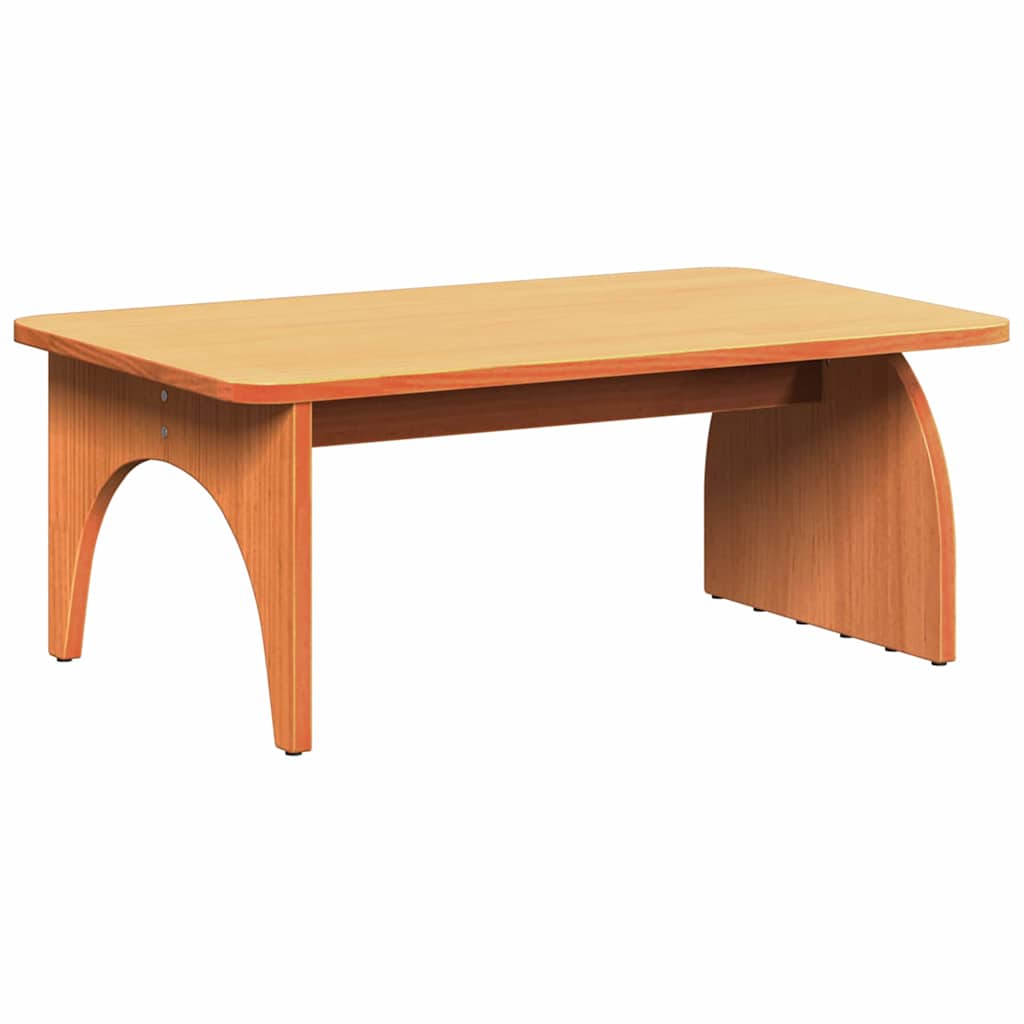 Kaffebord Vokset Brun 80 x 50 x 31 cm Heltre furu