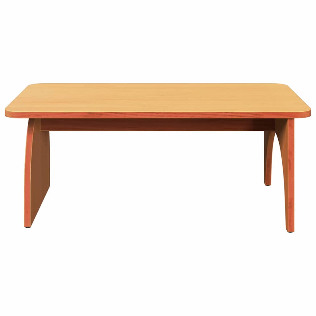 Kaffebord Vokset Brun 80 x 50 x 31 cm Heltre furu