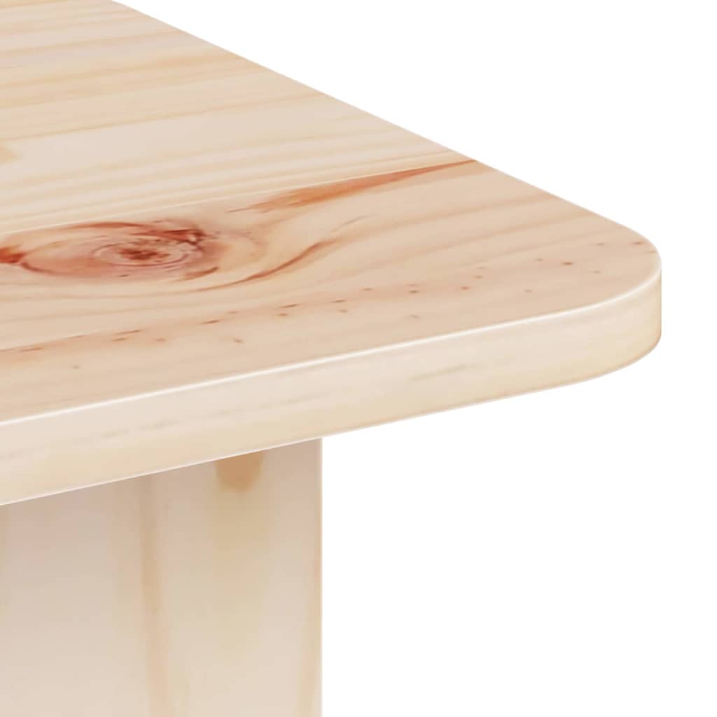Kaffebord Naturlig 80 x 39,5 x 33,5 cm Heltre furu