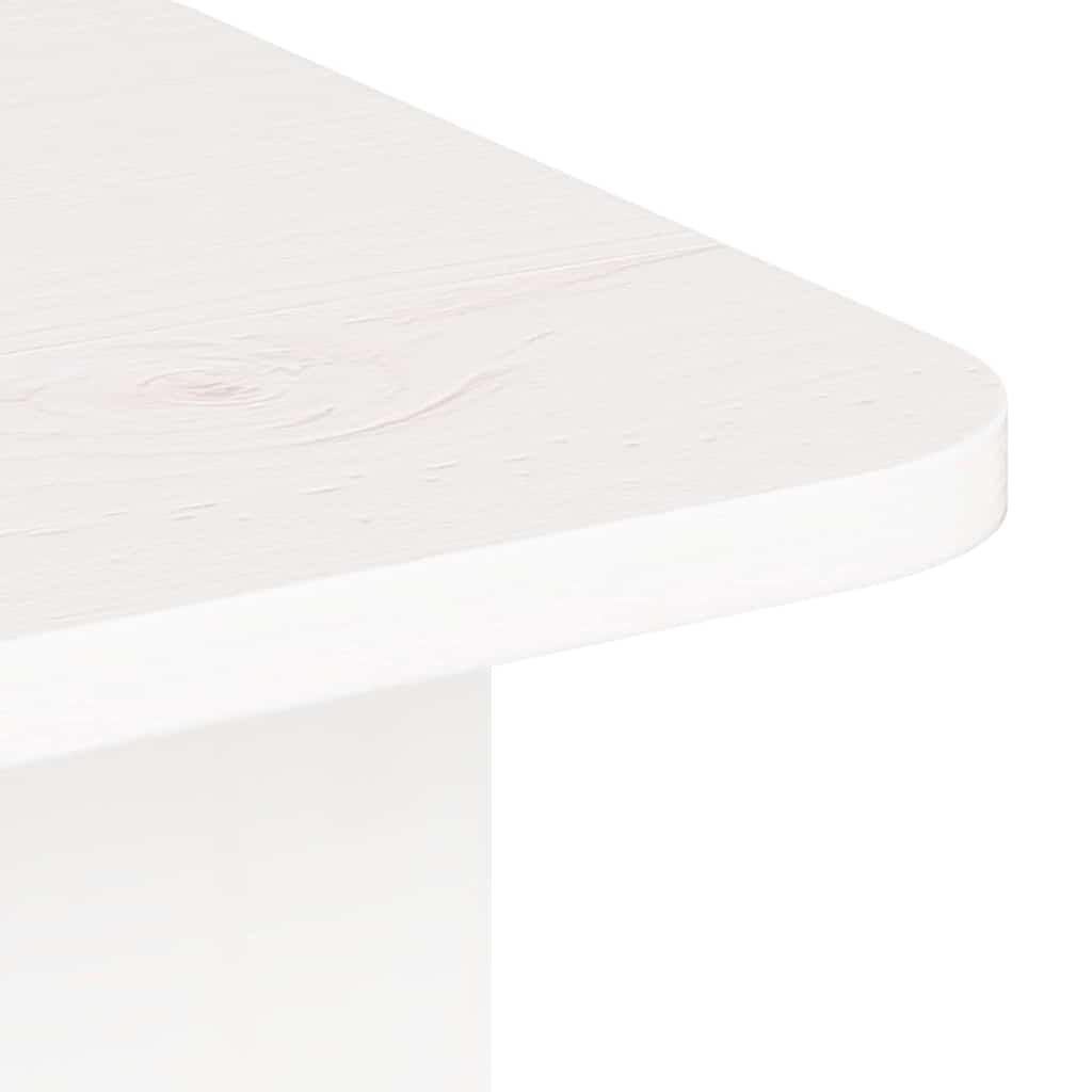 Kaffebord Hvit 80 x 39,5 x 33,5 cm Heltre furu