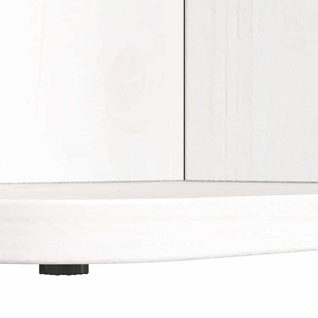 Kaffebord Hvit 80 x 39,5 x 33,5 cm Heltre furu