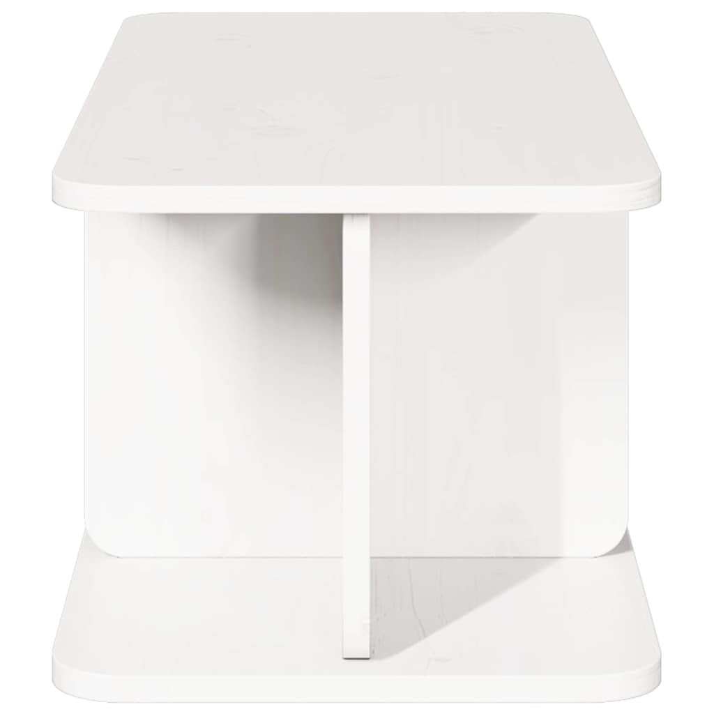 Kaffebord Hvit 80 x 39,5 x 33,5 cm Heltre furu