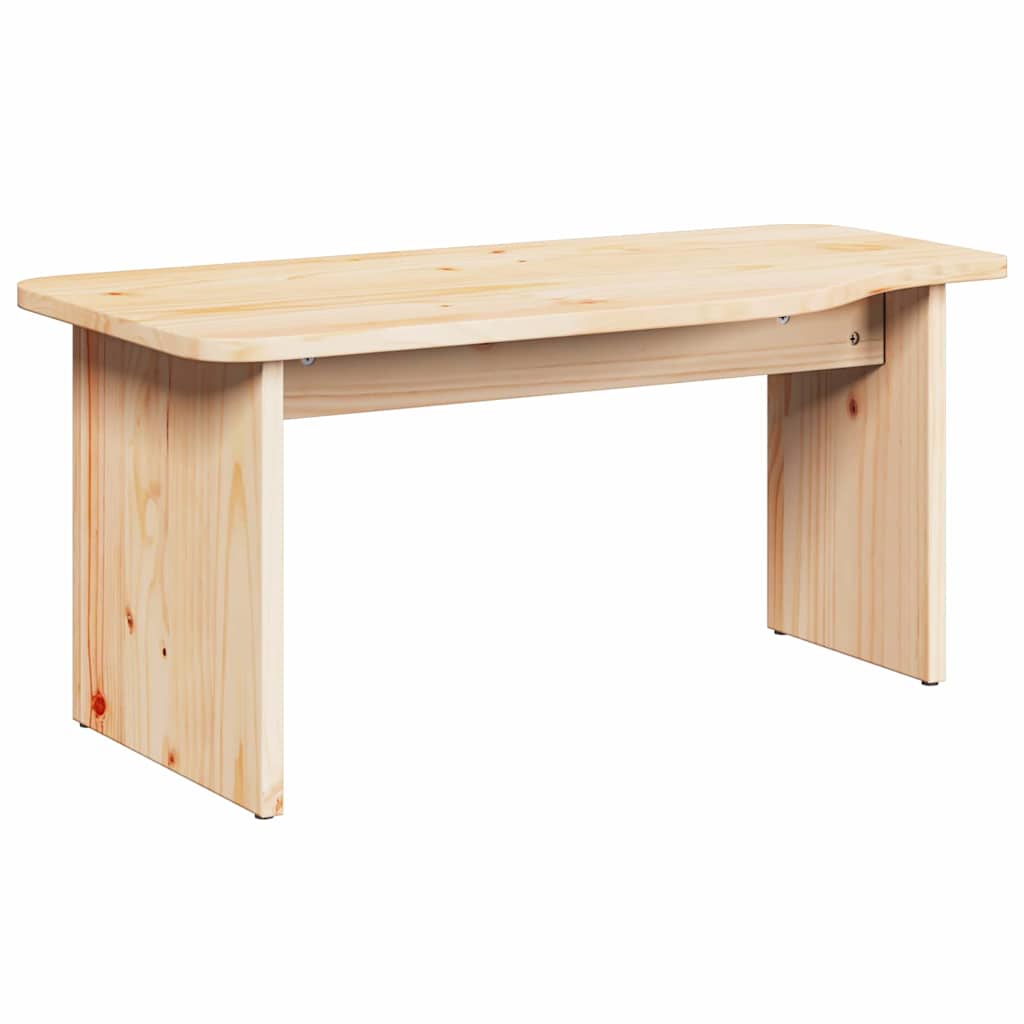 Kaffebord 2 pcs Naturlig Heltre furu