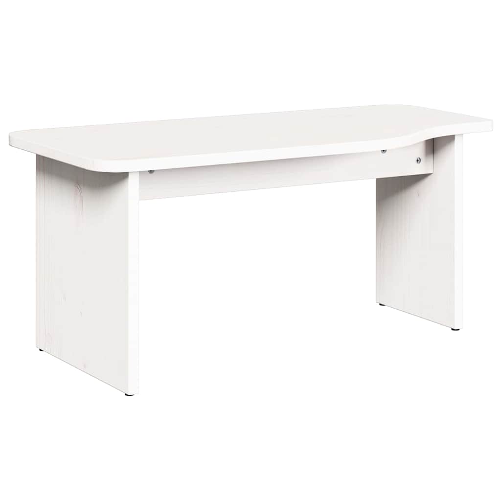 Kaffebord 2 pcs Hvit Heltre furu