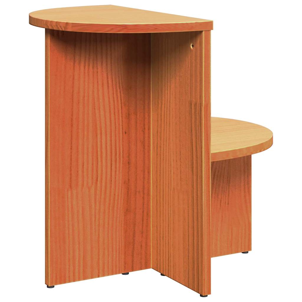 Kaffebord Vokset Brun 50 x 40 x 50 cm Heltre furu