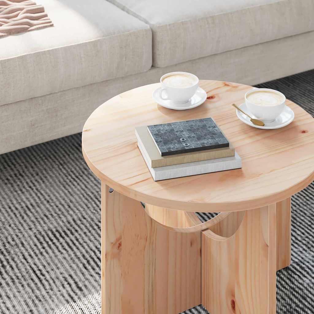 Kaffebord Naturlig 50 x 50 x 35 cm Heltre furu