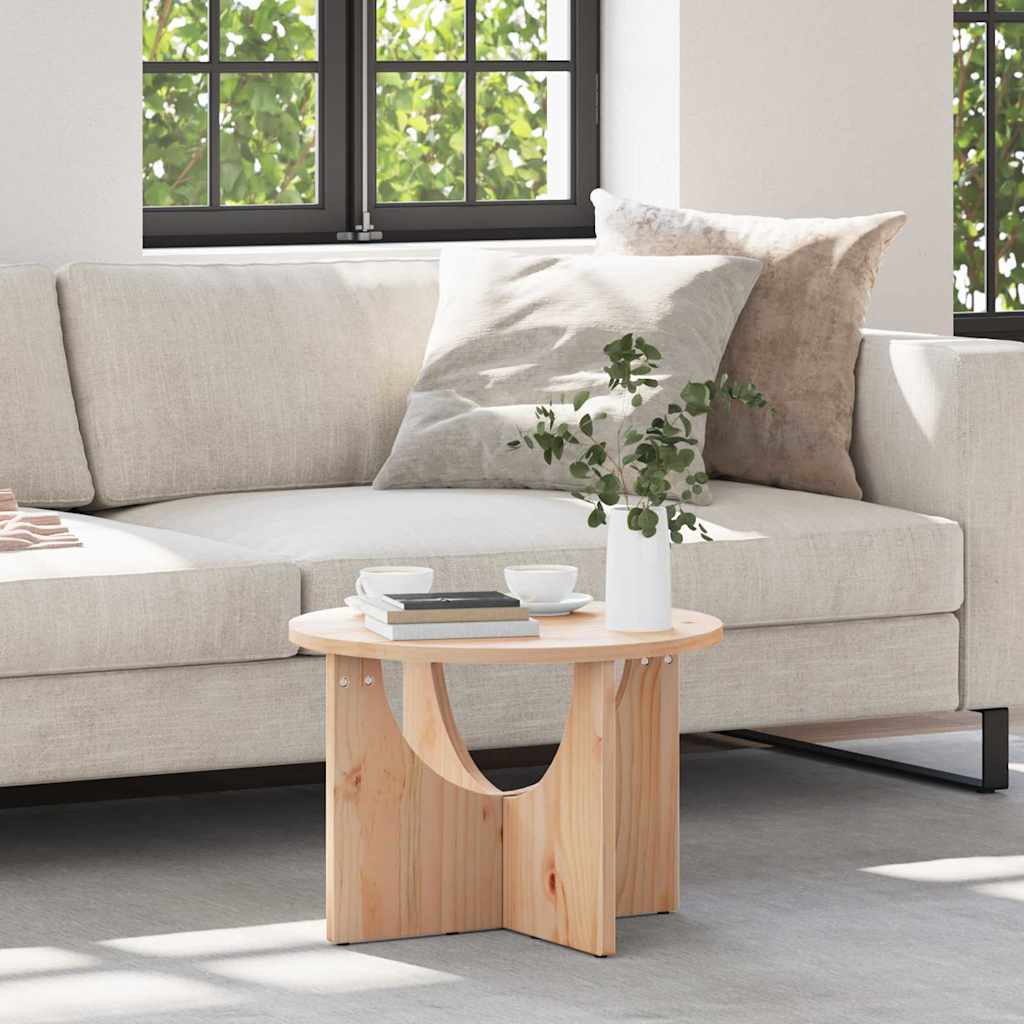 Kaffebord Naturlig 50 x 50 x 35 cm Heltre furu