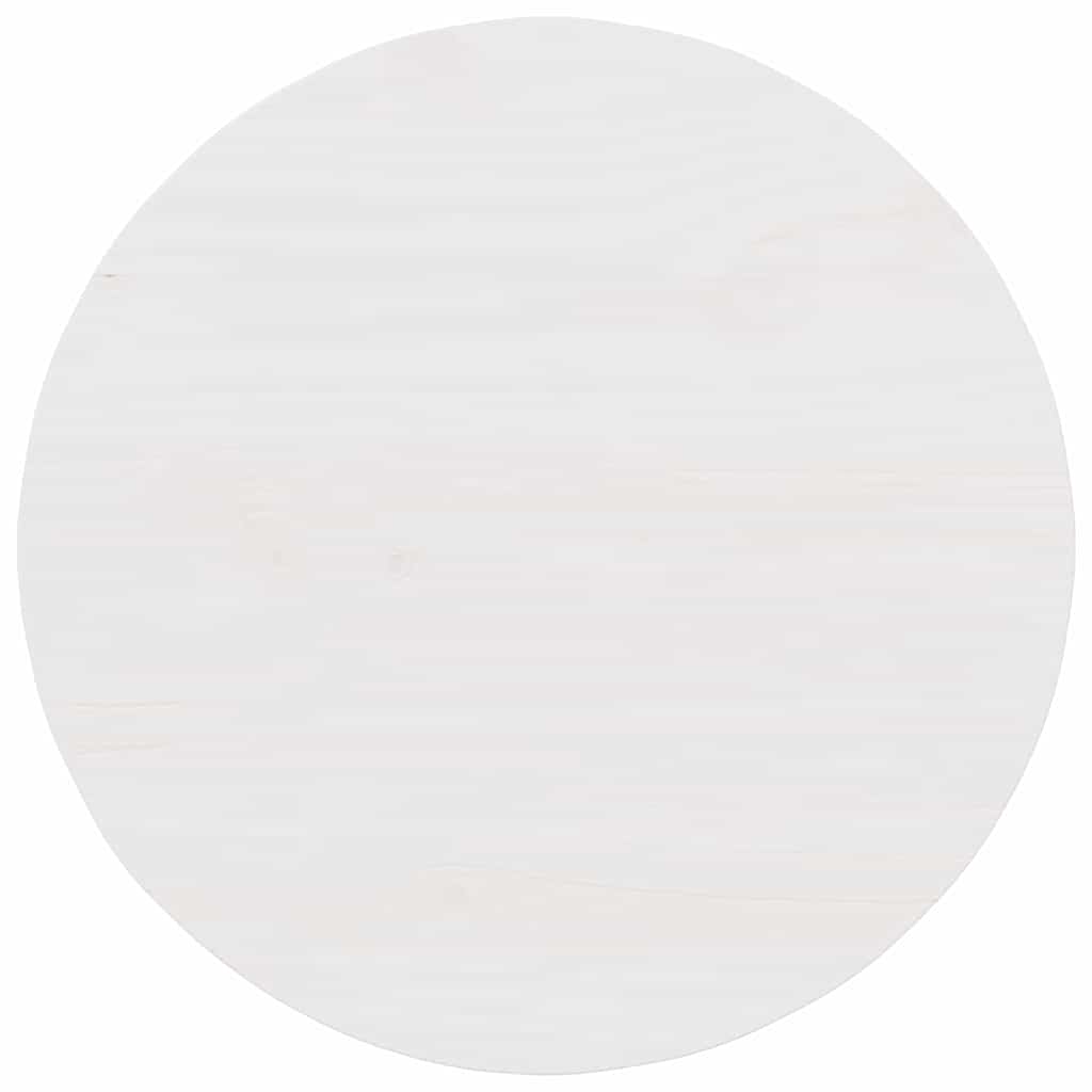Kaffebord Hvit 50 x 50 x 35 cm Heltre furu