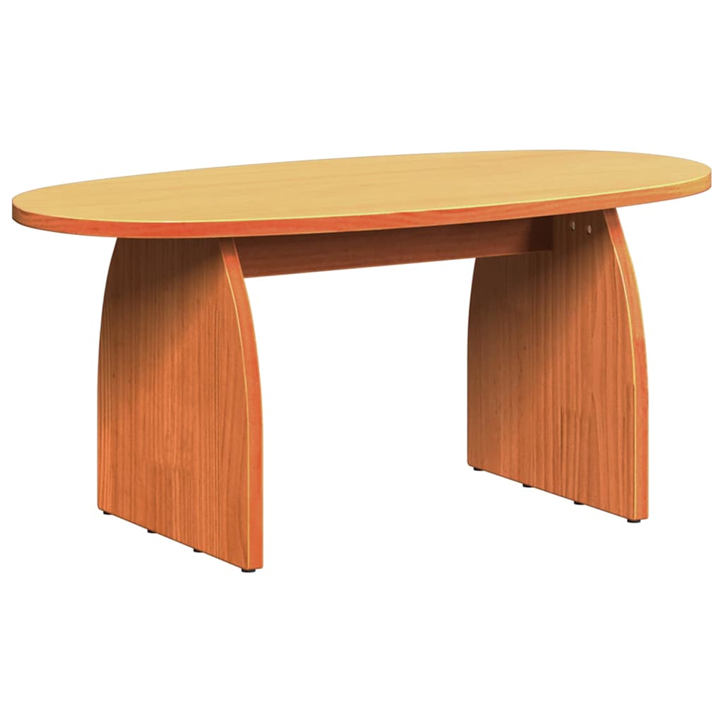 Kaffebord Vokset Brun 80 x 40 x 35 cm Massiv furu