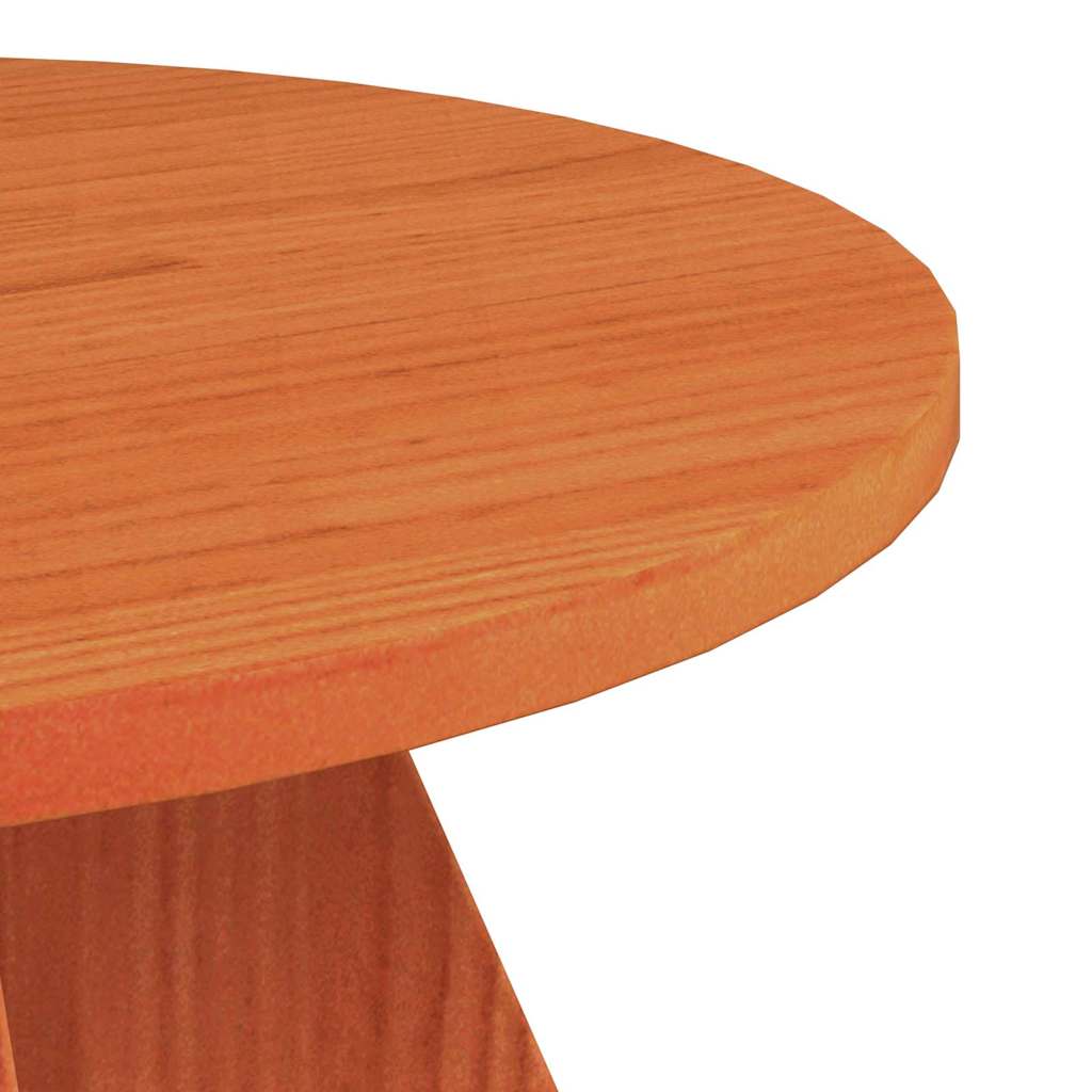 Kaffebord 3 pcs Vokset Brun