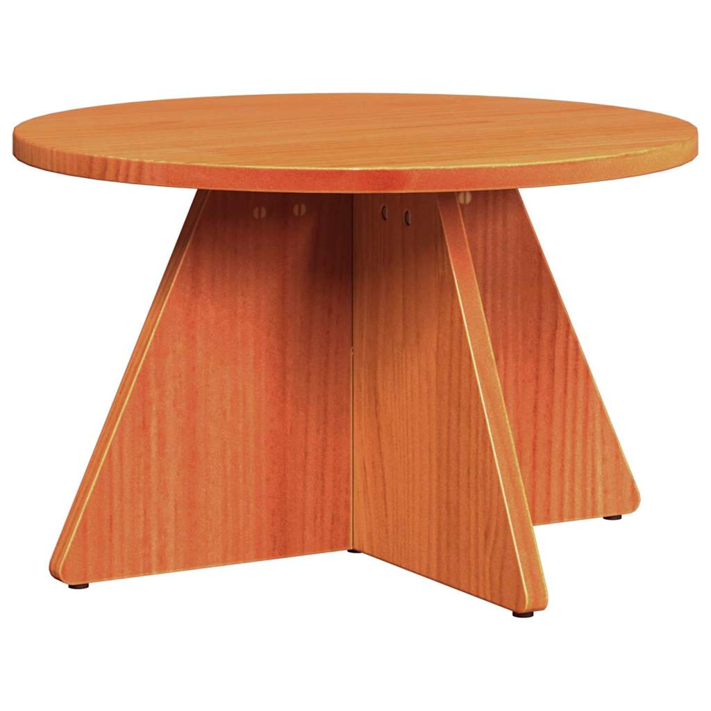 Kaffebord 3 pcs Vokset Brun