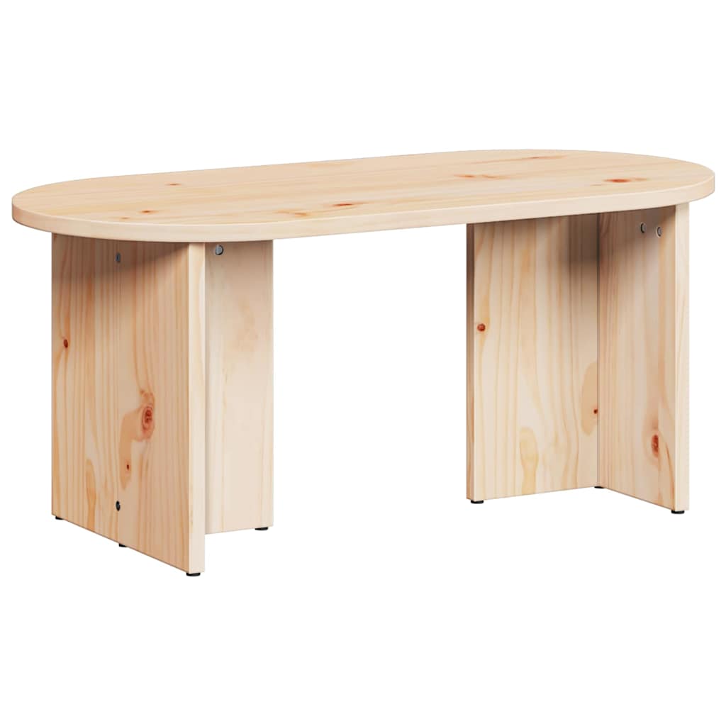 Kaffebord Naturlig 80 x 39,5 x 35 cm Massivt furutre