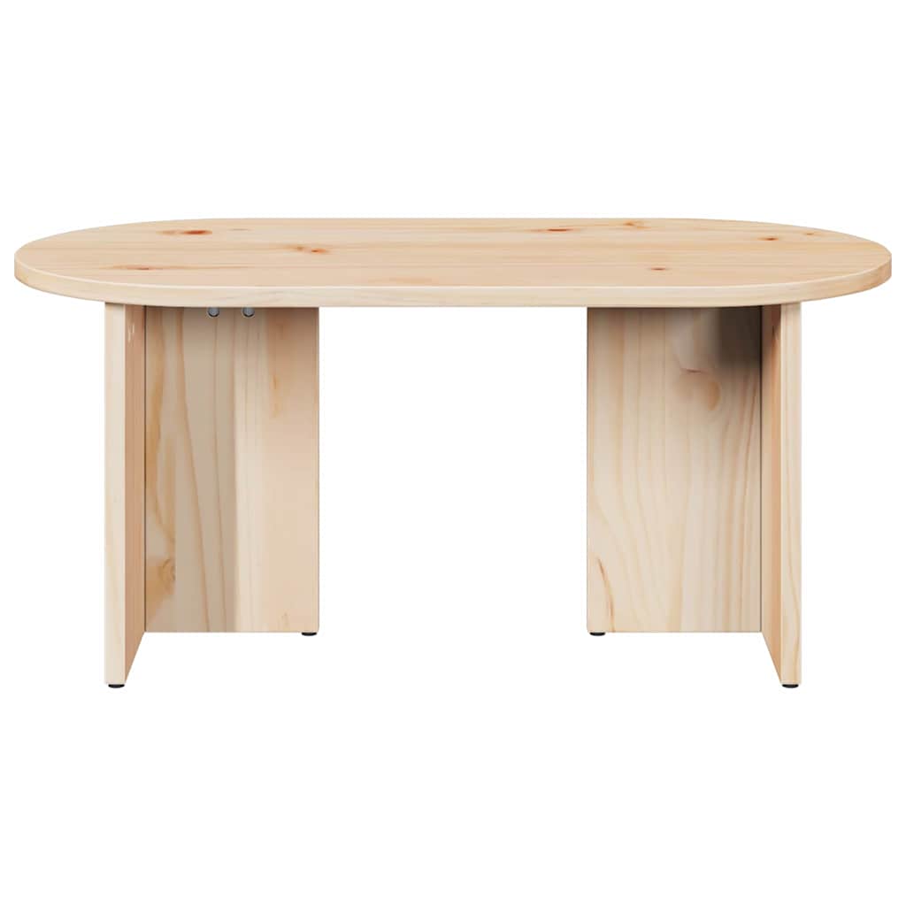 Kaffebord Naturlig 80 x 39,5 x 35 cm Massivt furutre