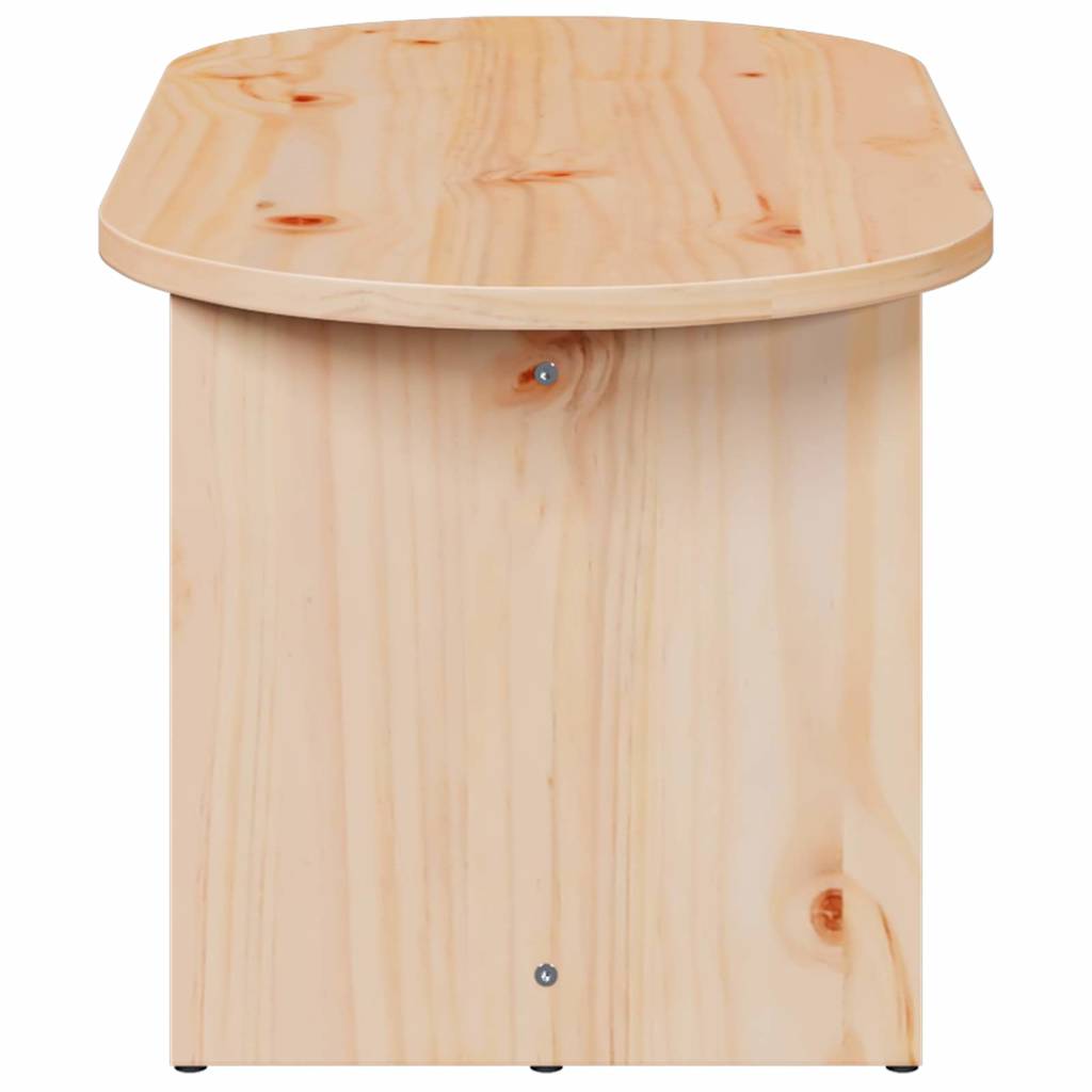 Kaffebord Naturlig 80 x 39,5 x 35 cm Massivt furutre
