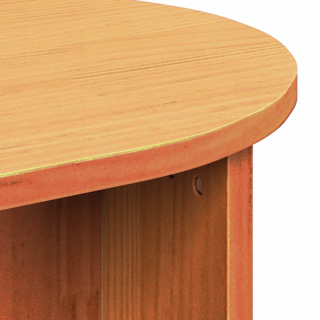 Kaffebord Vokset Brun 80 x 39,5 x 35 cm Massivt furutre