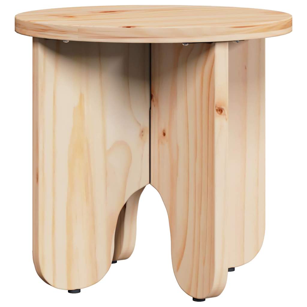 Kaffebord 2 pcs Naturlig Massivt furutre