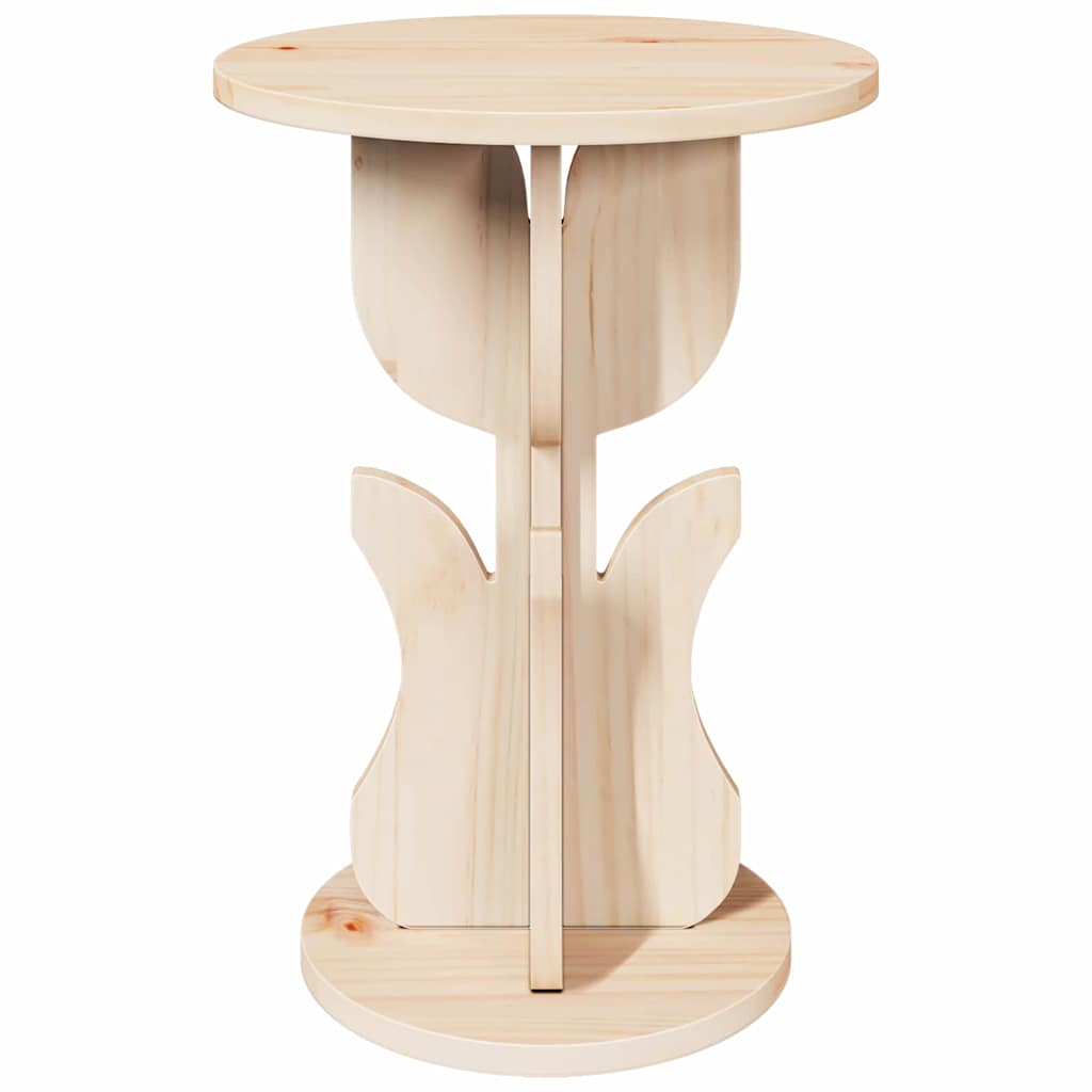 Kaffebord Naturlig 39,5 x 39,5 x 53,5 cm Heltre furu