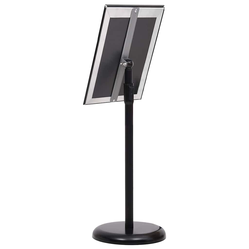 Plakatstativer 2 pcs Svart 45 x 32,7 x 108 cm Aluminium