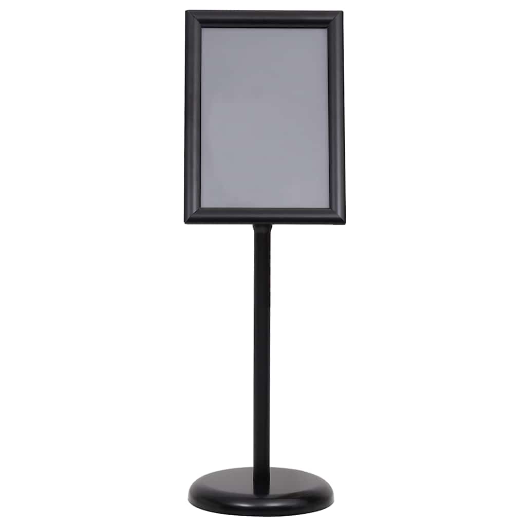 Plakatstativer 2 pcs Svart 45 x 32,7 x 108 cm Aluminium