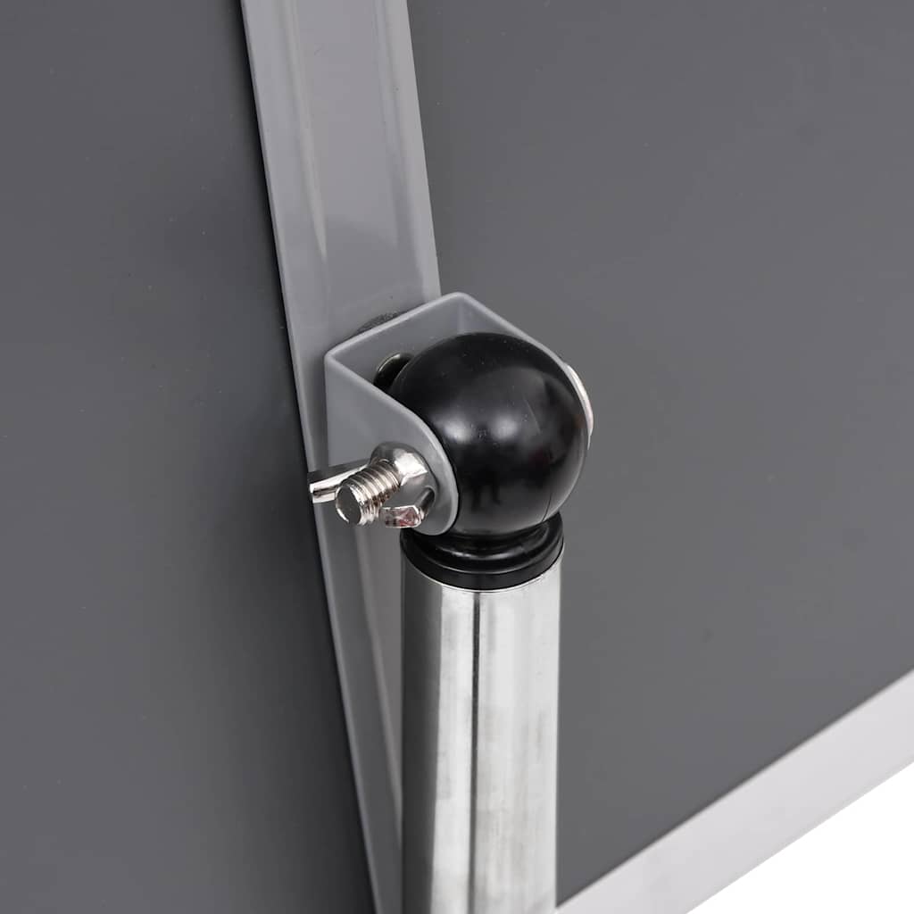 Plakatstativer 2 pcs sølv 45 x 32,7 x 108 cm Aluminium