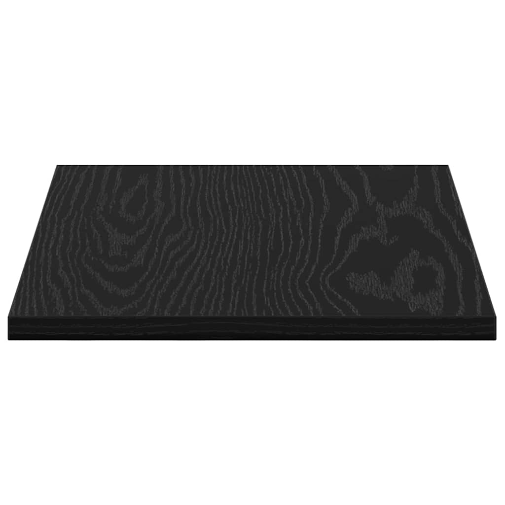 Bokhyllebrett 4 pcs Svart 40 x 30 x 1,5 cm Konstruert tre