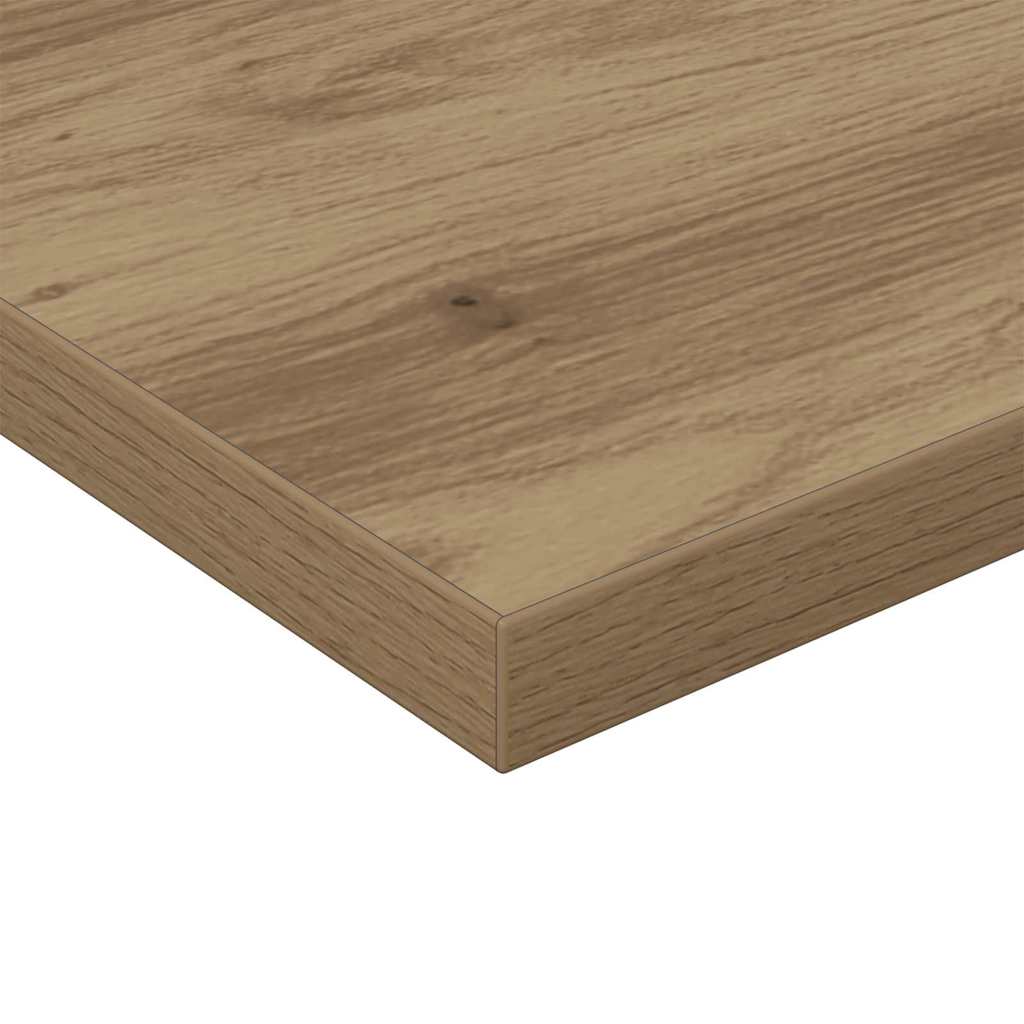 Bokhyllebrett 4 pcs Brun 40 x 40 x 1,5 cm Konstruert tre