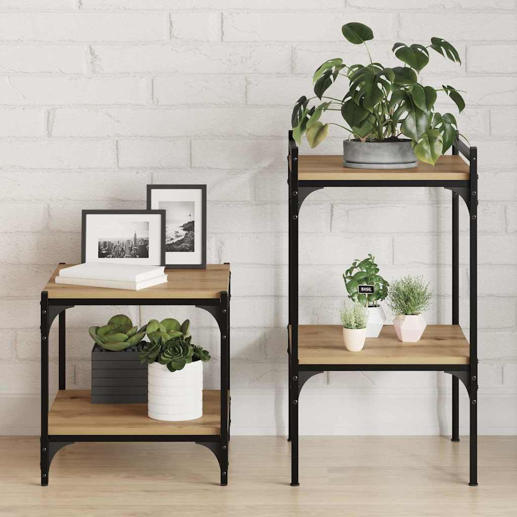 Bokhyllebrett 4 pcs Brun 40 x 40 x 1,5 cm Konstruert tre