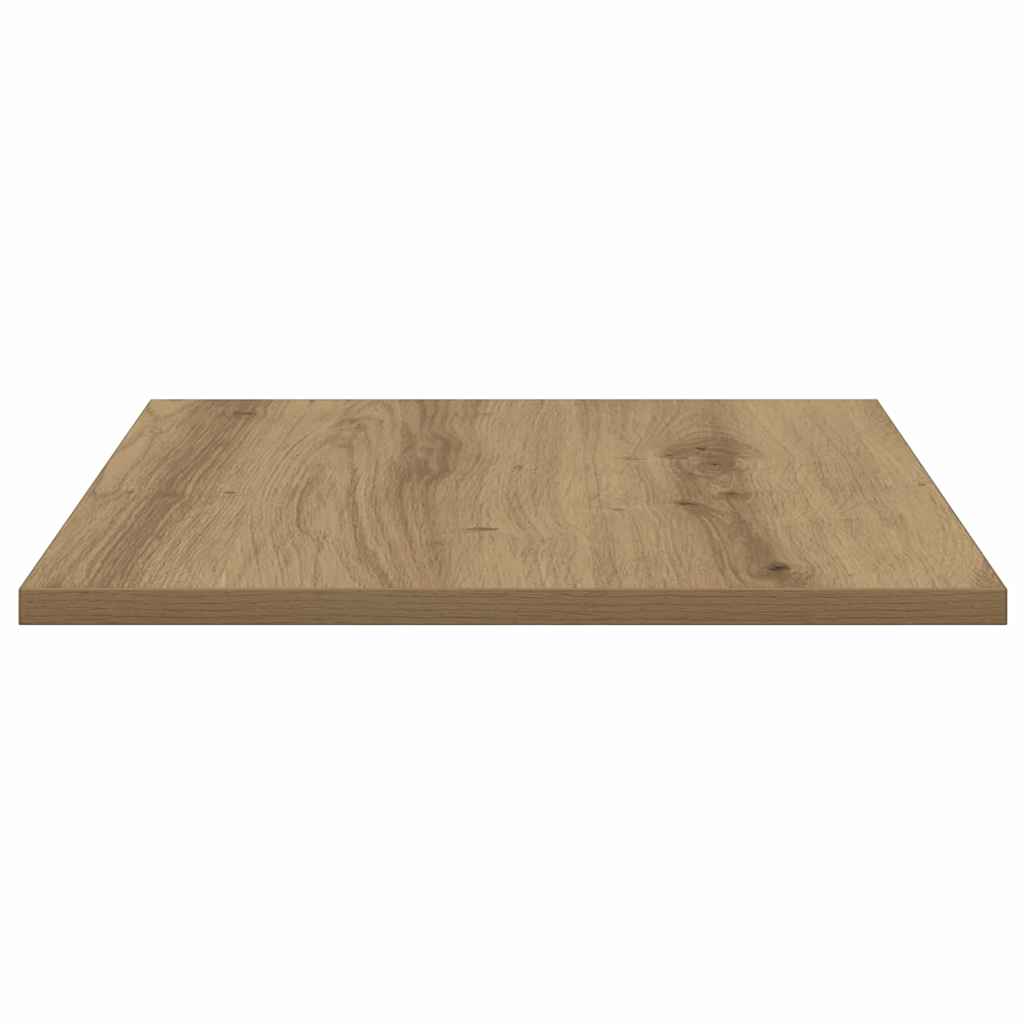 Bokhyllebrett 4 pcs Brun 40 x 40 x 1,5 cm Konstruert tre